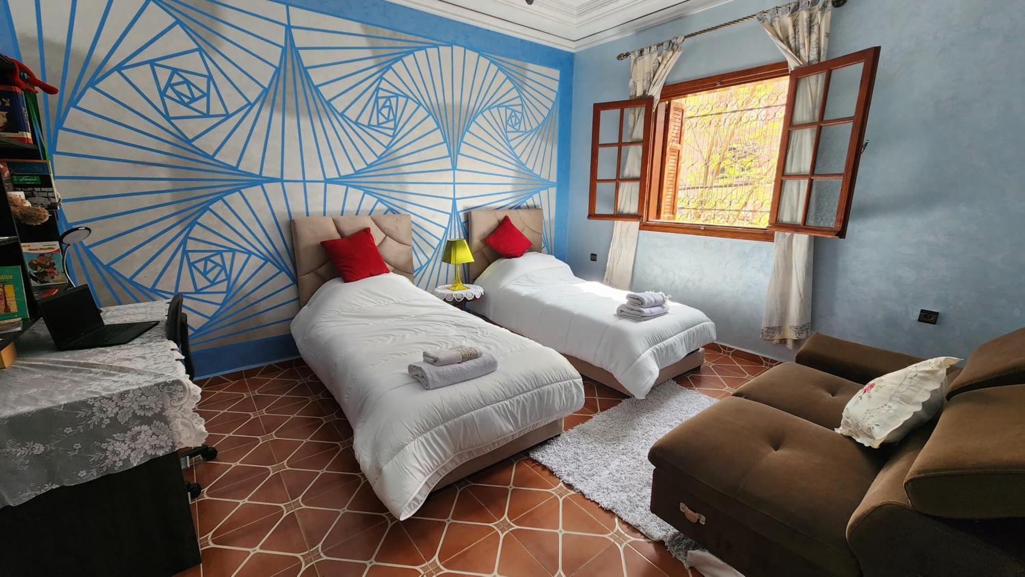 Appartement Riad 5Min A Pied De L'Aeroport Marrakesh Eksteriør billede